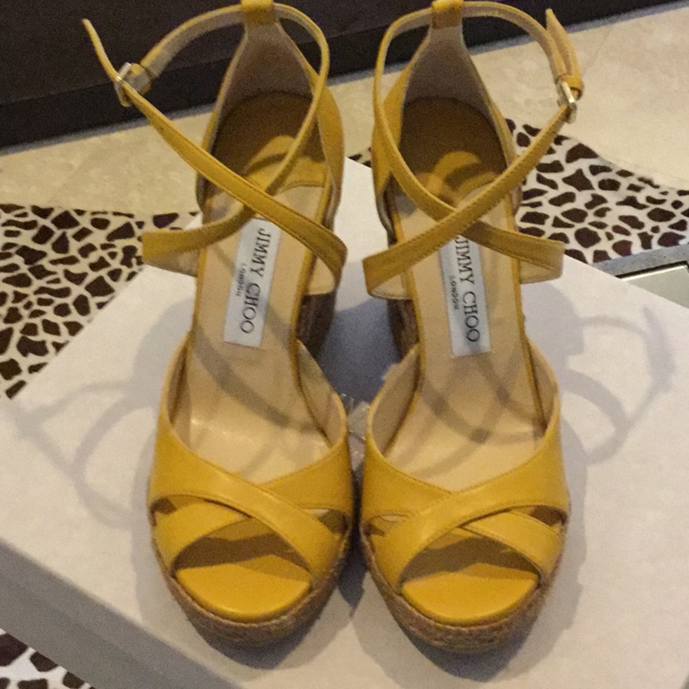 Jimmy Choo Alanah Striped Wedge